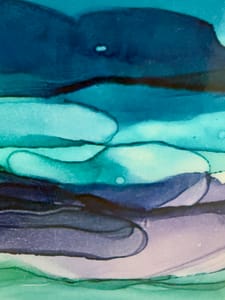 alcohol ink swirl